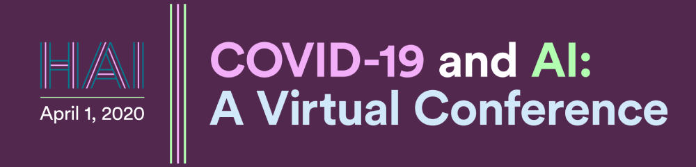 COVID-19 and AI: A Virtual Conference (Recorded Webinar) Banner